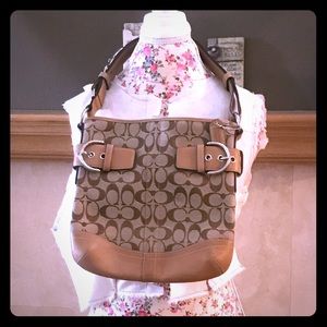 Coach medium monogram bag